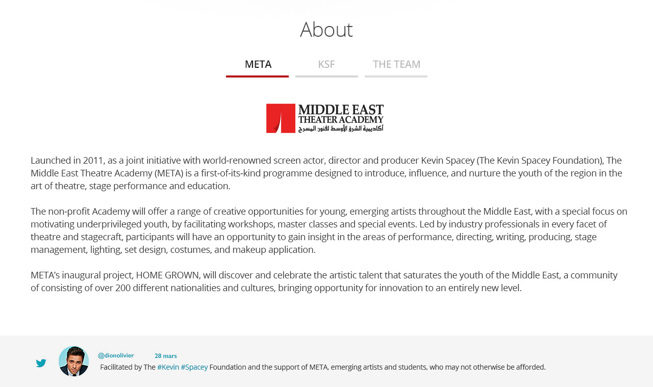 keven spacey foundation